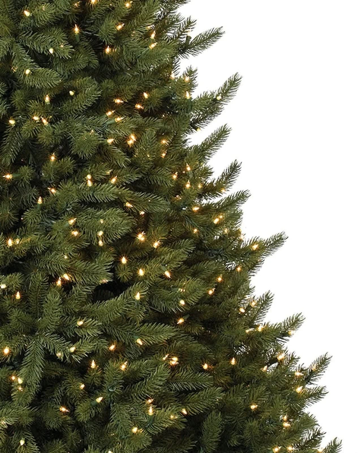 Árvore de Natal Vermont White Spruce com Galhos Articulados, Suporte Metálico e Micro LEDs Embutidos