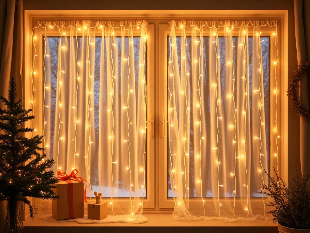 Cordão LED Premium com 100 lâmpadas - 10 metros. Bivolt